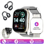 2-in-1 Smartwatch with wireless headphones, calls, health modes, sports modes, New 2025