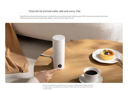 Xiaomi Mijia Kannettava Sähköinen Lämmityskuppi 2 - 316 Ruostumaton Teräs, Kiehumiskuppi Opiskelijoille ja Asuntolaan