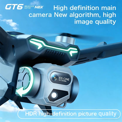 GT6 Max Drone 2025 – 8K Kamera, 5G GPS, 2KM Kantama, Harjaton Moottori – Ammattilaisdroni