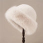 Luxury mink fur hat for winter, different colors
