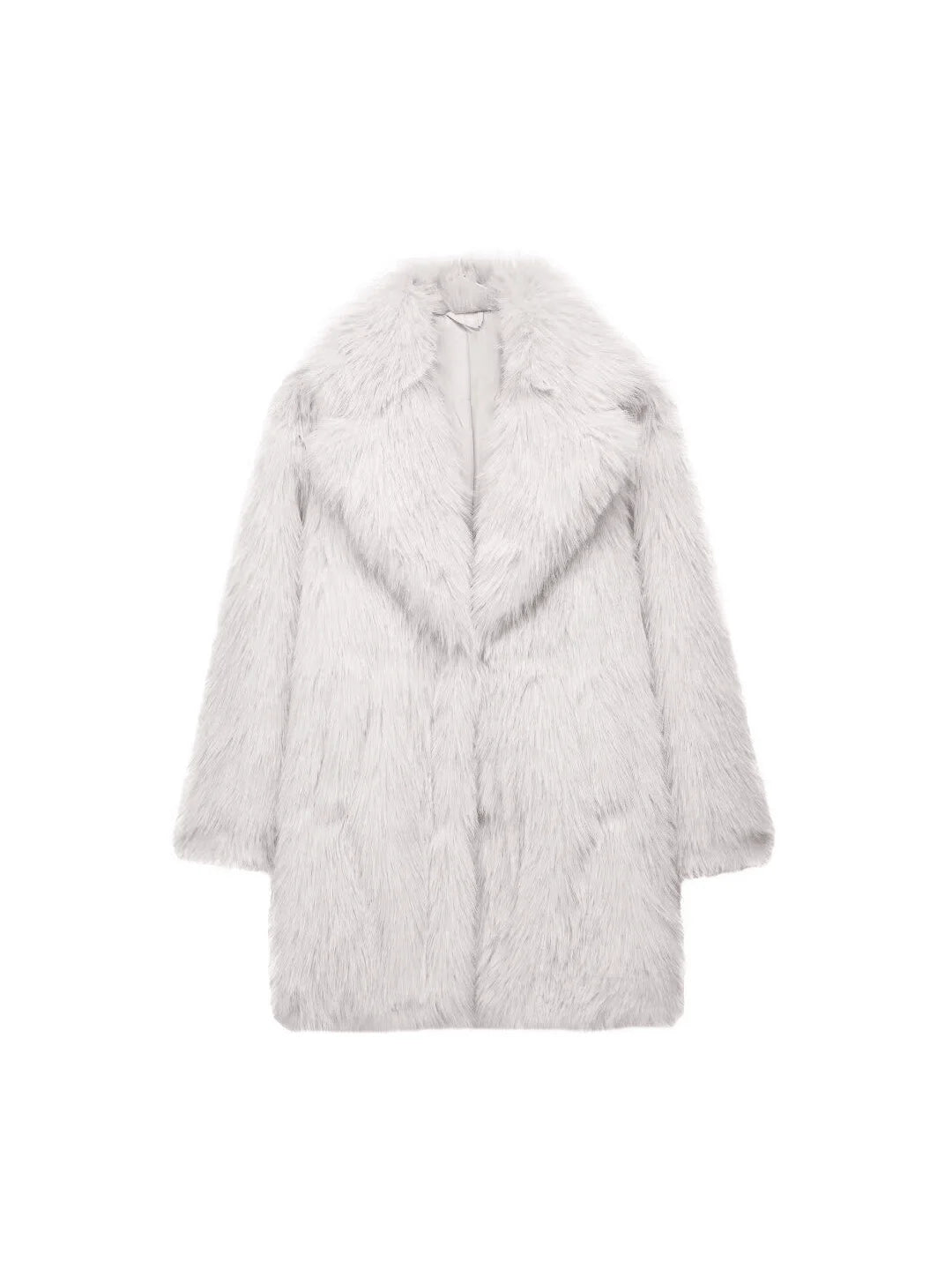 Indefeir French faux fur coat for women