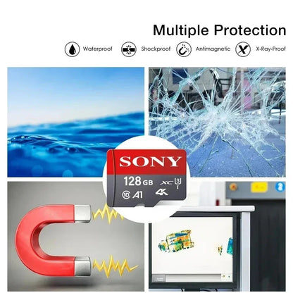 Sony Micro SD-muistikortti 64GB-1TB – Class 10 TF-kortti Puhelimeen, Kameraan ja Droneen