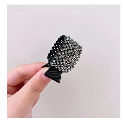 Tyylikäs poninhäntä solki paksuille hiuksille