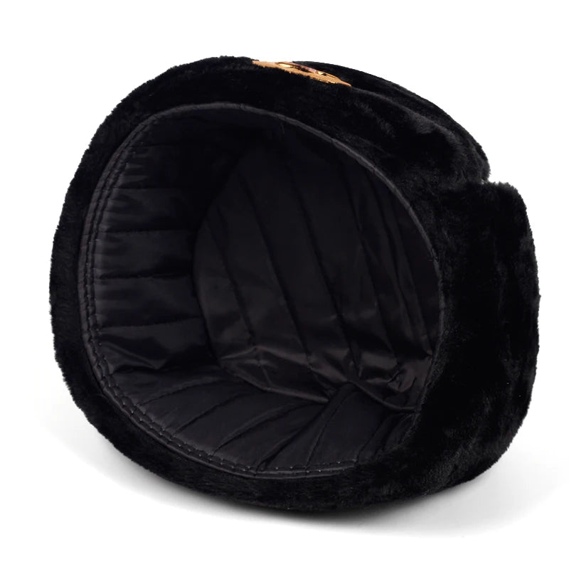 Men's Russian ushanka bomber hat