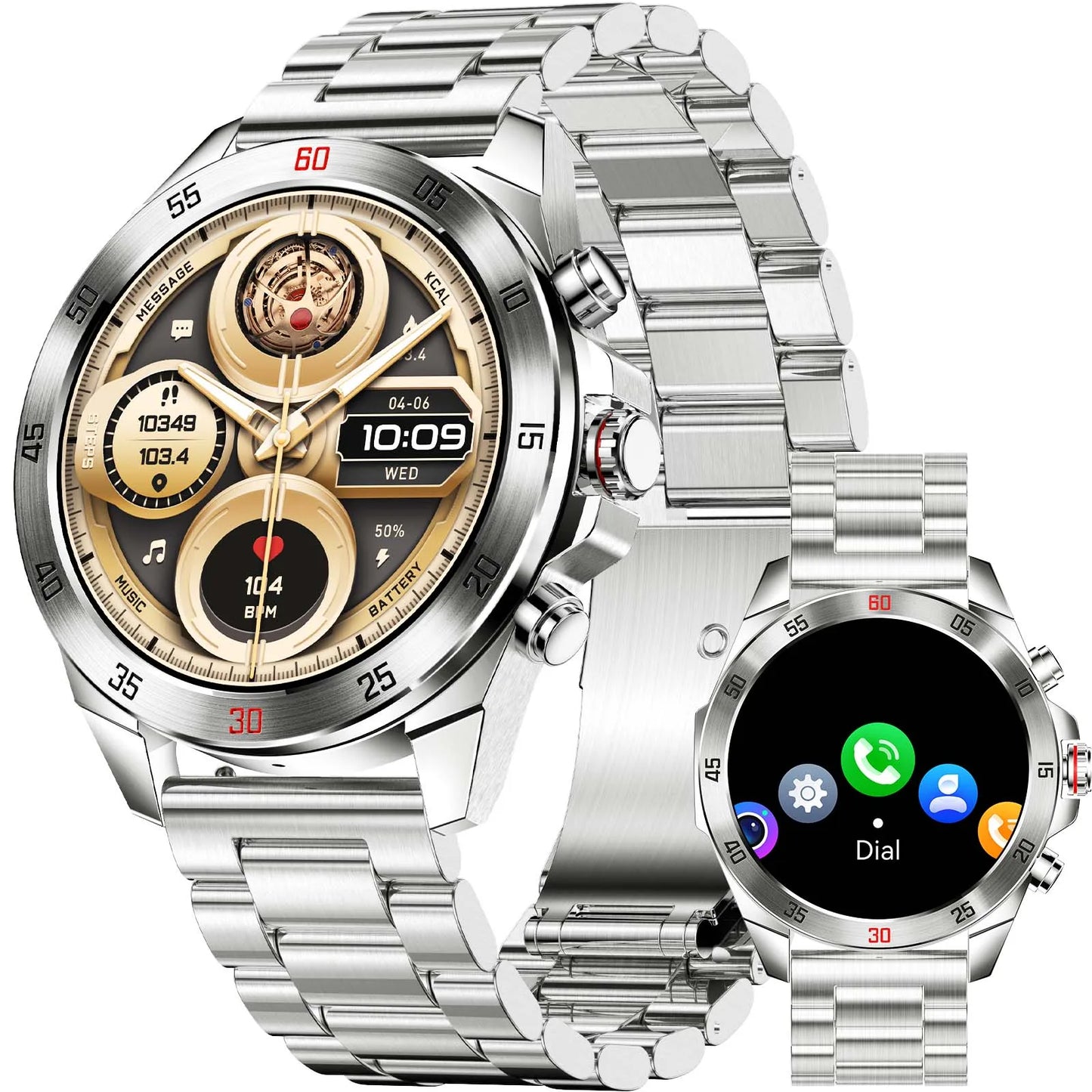 EIGIIS NX1 Pro smartwatch 1"43 AMOLED display, over 100 watch faces, diverse sports modes