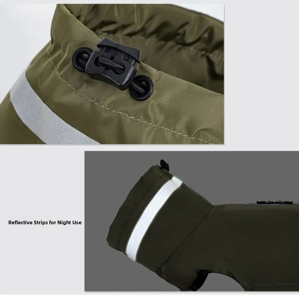 Adjustable dog raincoat, all sizes