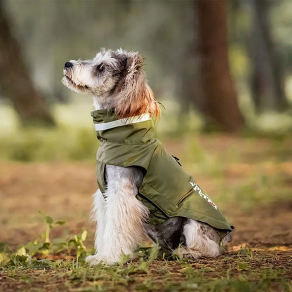 Adjustable dog raincoat, all sizes