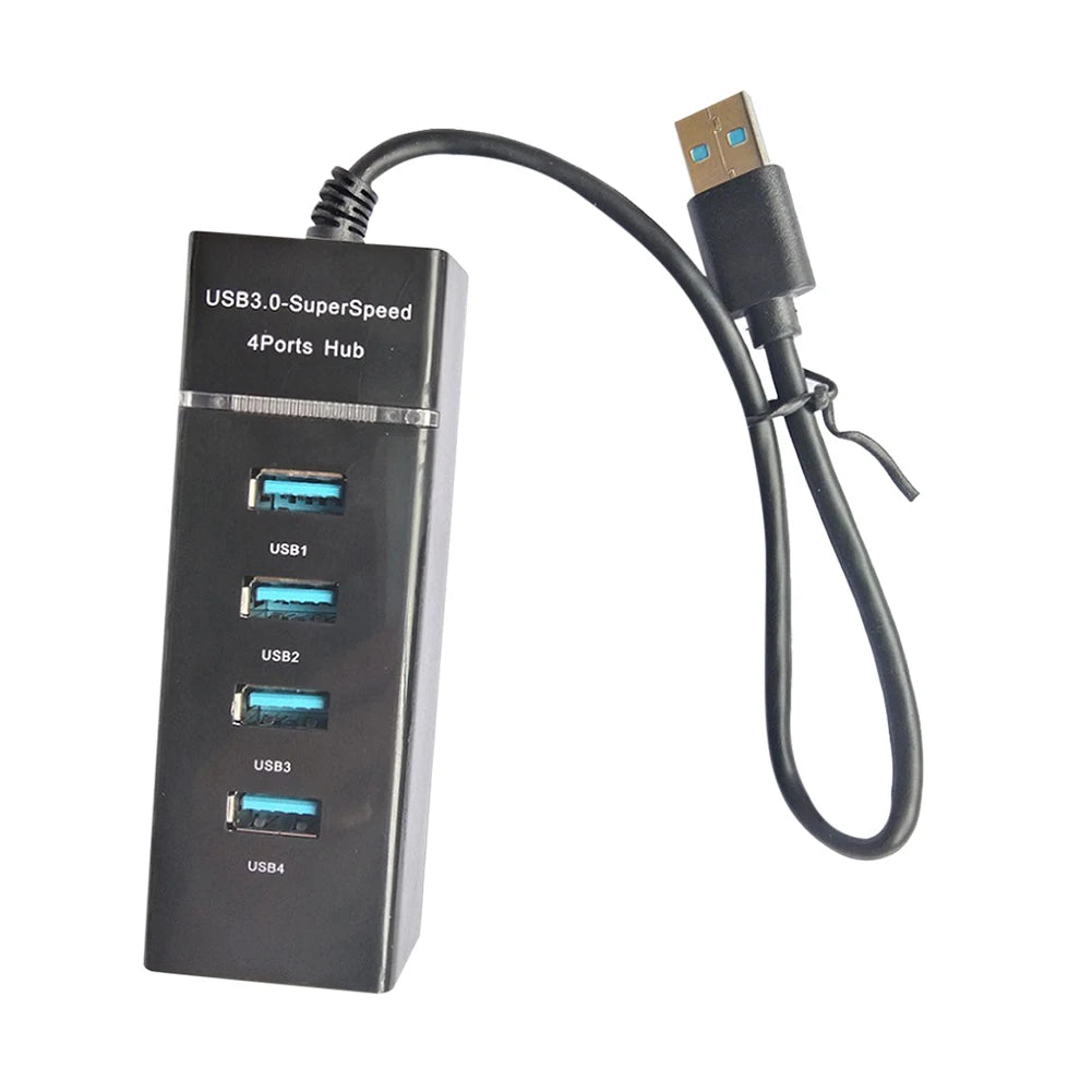 7-porttinen USB 3.0 -keskitin 120cm – Nopea USB-jakolaite PC:lle ja kannettavalle