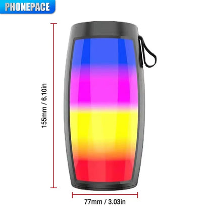 PHONEPACE Bluetooth speaker, spectacular lighting