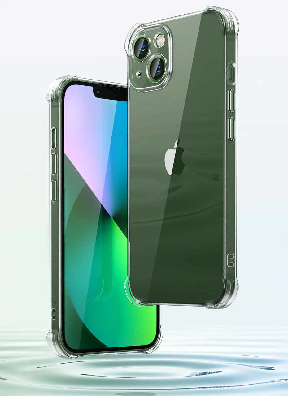 UGREEN Airbags Suojakuori iPhone 15/14/13 Pro Max - Läpinäkyvä Iskunkestävä