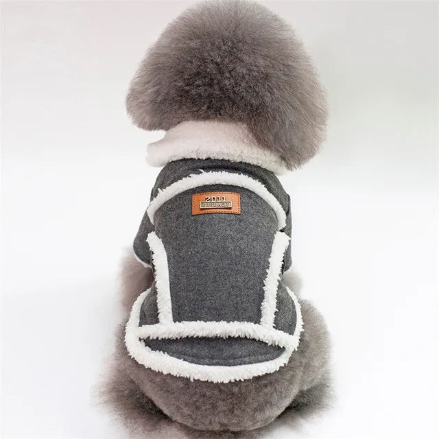 Dog winter coat, thick and warm material, for small and medium-sized dogs