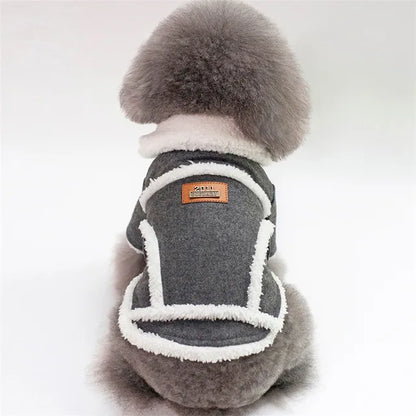 Dog winter coat, thick and warm material, for small and medium-sized dogs