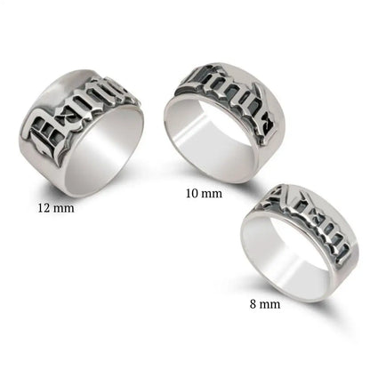 Goottilainen sormus miehille