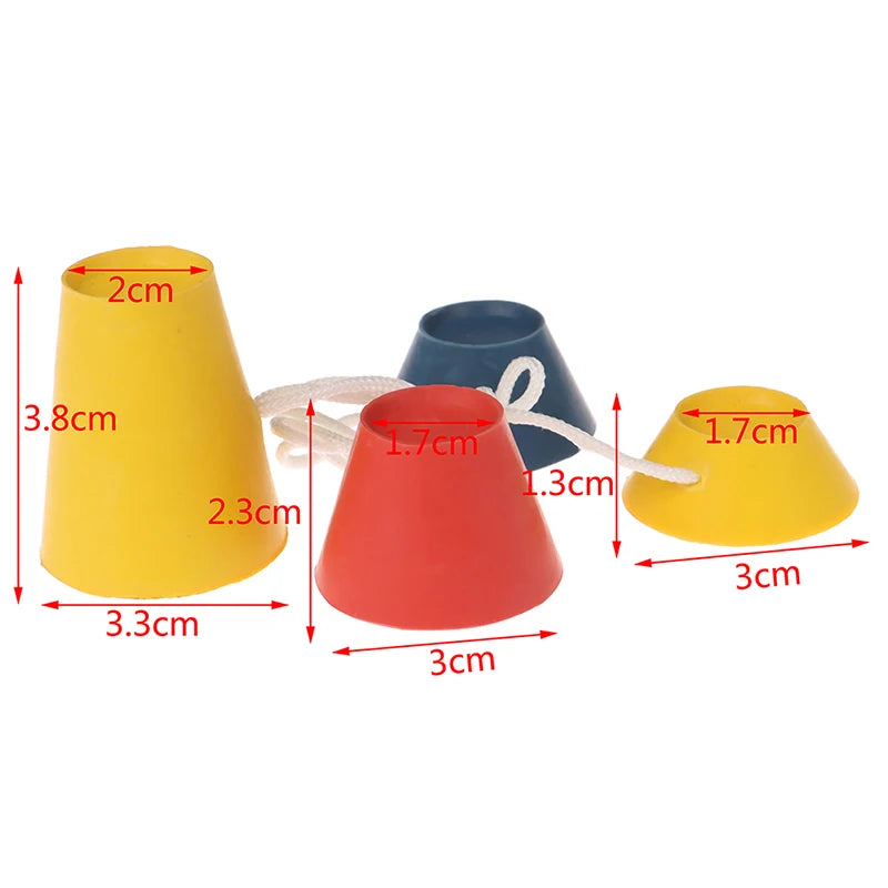 Golf tee set, adjustable rubber tees for different heights