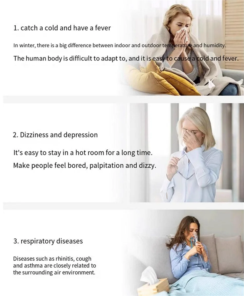 LCD Digitaalinen Lämpö- ja Kosteusmittari - Sisäilmamittari Kellolla