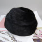 Genuine mink fur hat, luxury winter hat, unisex