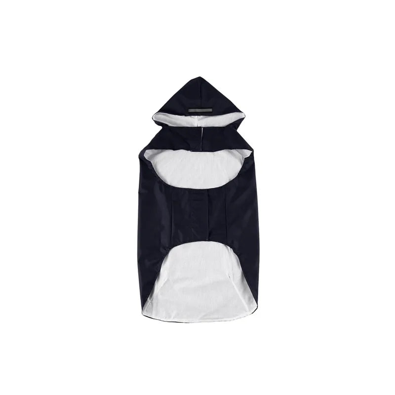 Dog raincoat, waterproof hoodie with reflective stripes, all sizes available