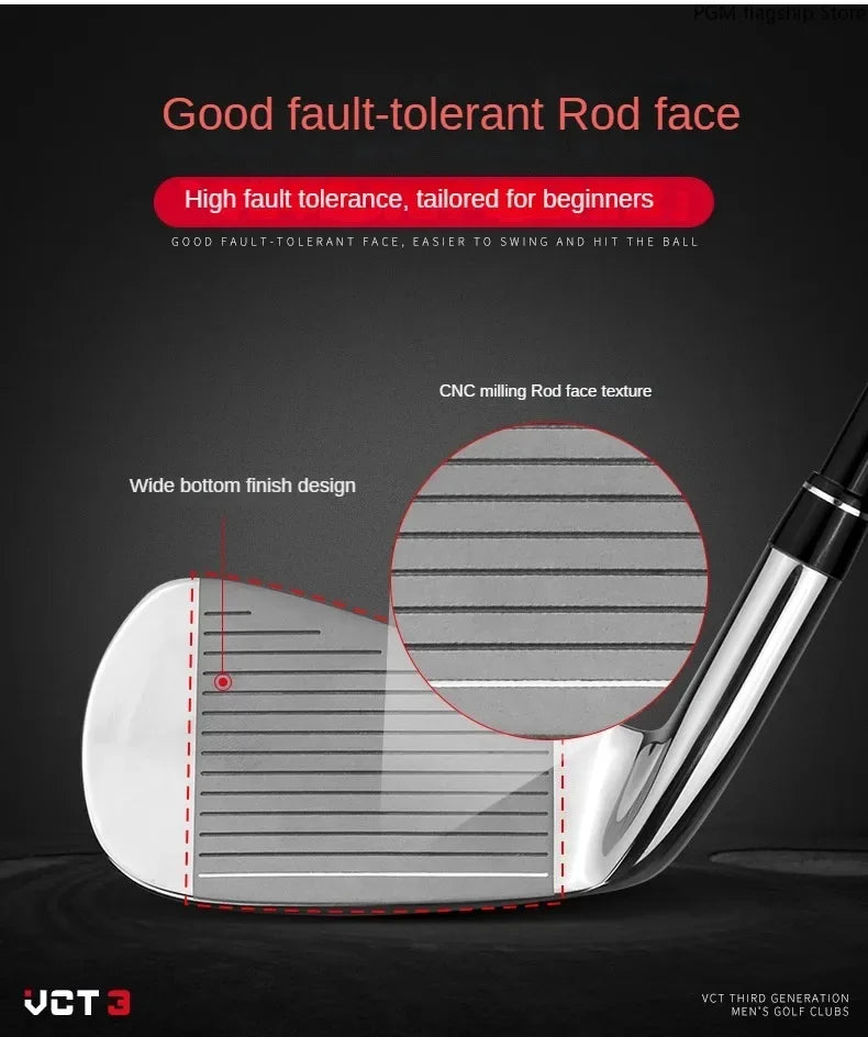 PGM VCT3 Golf Club Set 12 Pieces for Men, Top-Class Set for Beginners