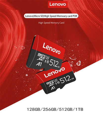 Lenovo MicroSD-muistikortti, 1TB/512GB/256GB/128GB/64GB