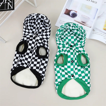 Dog winter coat, thick and warm material, for small and medium-sized dogs