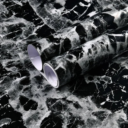 Marble patterned self-adhesive wallpaper, available in many different variations