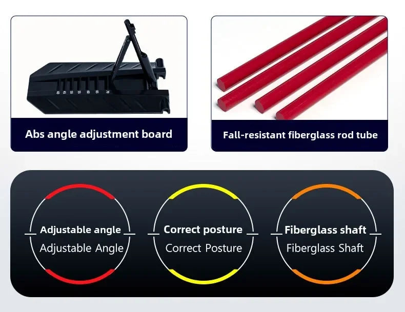 PGM golf swing training tool, for angle adjustment and posture correction