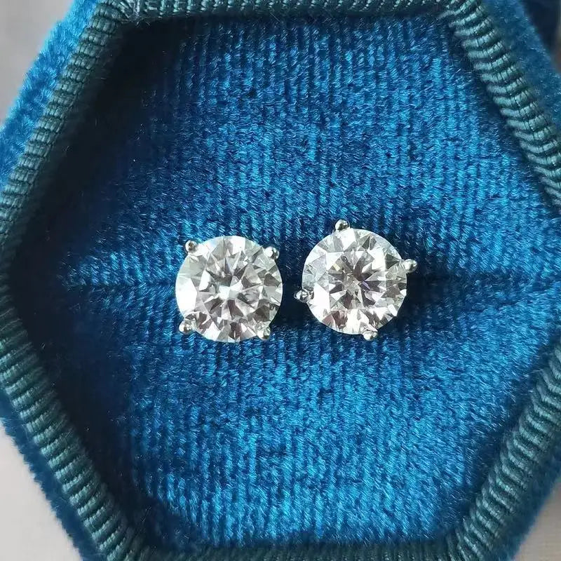 COSFIX Moissanite nappikorvakorut naisille