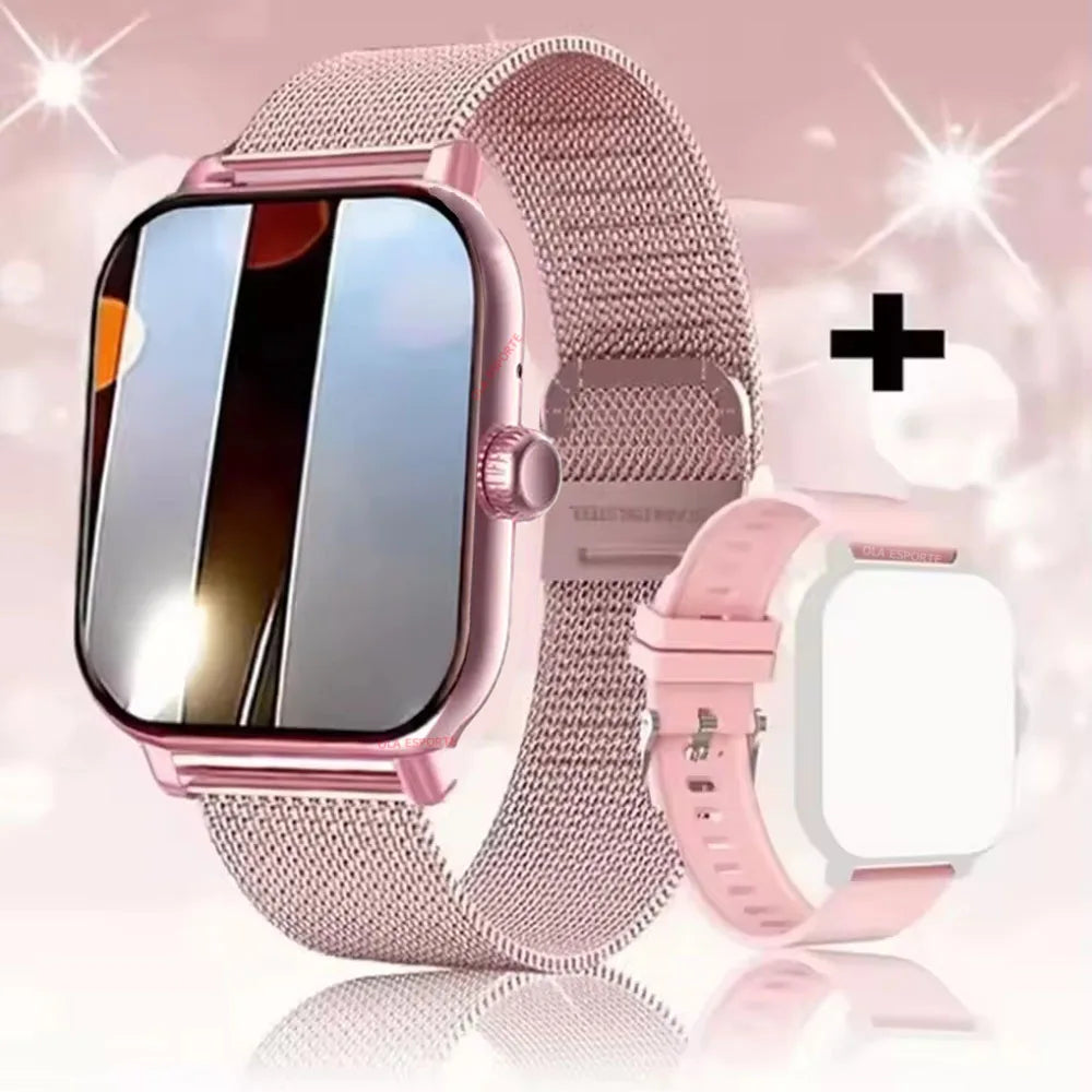 2025 Älykello 2.01" HD-näyttö – Puhelut, Viestit, Urheilutilat ja DIY-kellotaulut