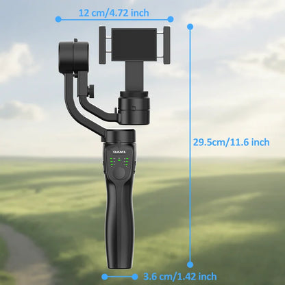 F8 3-akselinen Gimbal-puhelinpidike - Tärinänvaimennus Videokuvaukseen iPhone & Android