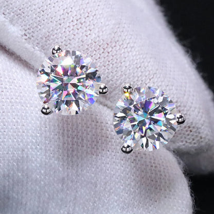 COSFIX Moissanite nappikorvakorut naisille