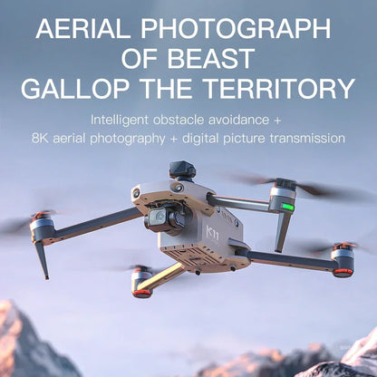 Cole Professional K11 Turbo Drone - 8K HD Kaksoiskamera, Älykäs Esteiden Tunnistus & Airdrop