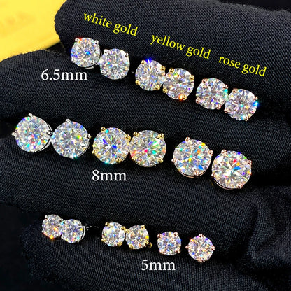 COSFIX Moissanite nappikorvakorut naisille