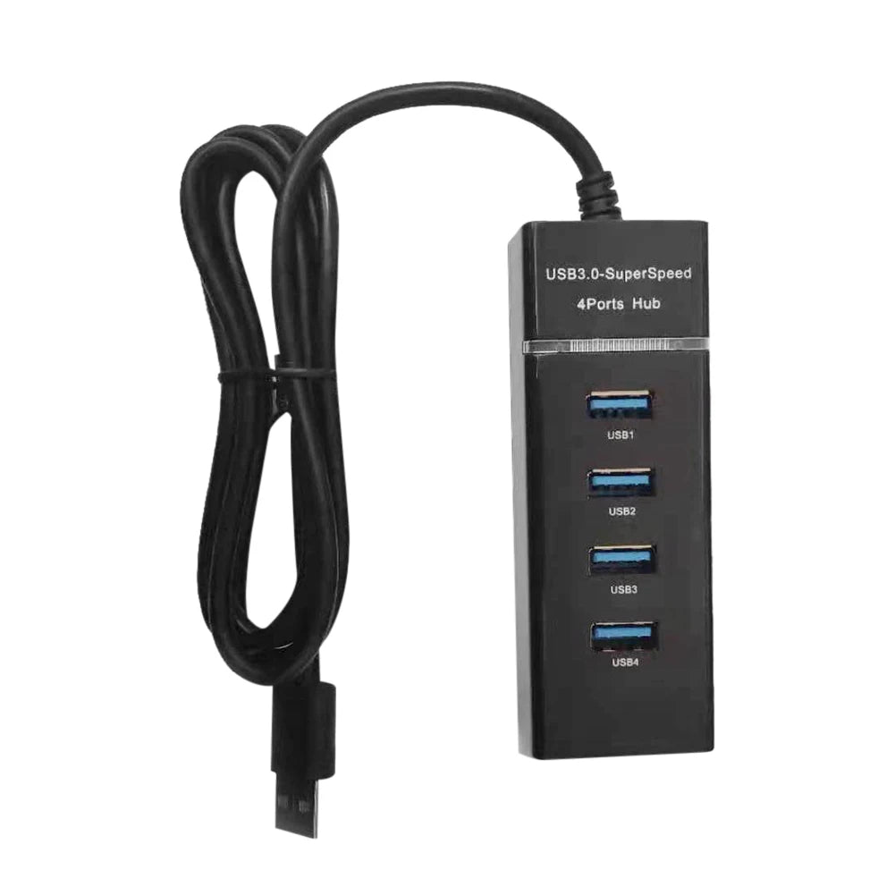 7-porttinen USB 3.0 -keskitin 120cm – Nopea USB-jakolaite PC:lle ja kannettavalle