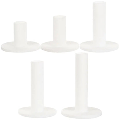 Silicone golf tees 5 pcs, flexible professional ball holders for practice