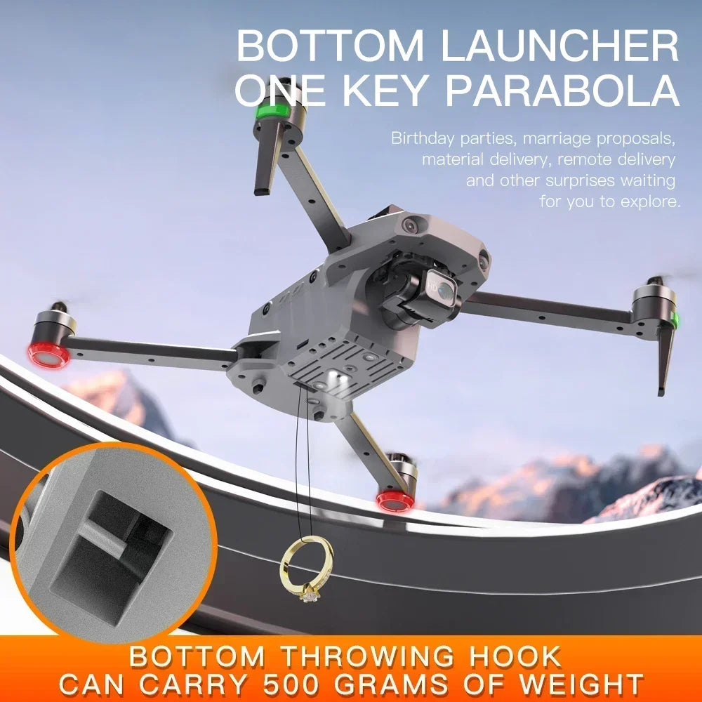 Cole Professional K11 Turbo Drone - 8K HD Kaksoiskamera, Älykäs Esteiden Tunnistus & Airdrop