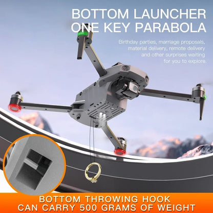 Cole Professional K11 Turbo Drone - 8K HD Kaksoiskamera, Älykäs Esteiden Tunnistus & Airdrop