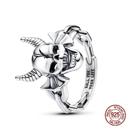 925 Hopeinen tähdenlento sormus, säädettävä, saatavana eri variaatioita