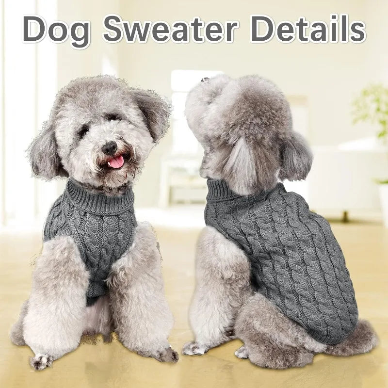 Dog sweater, stylish and warm winter sweater for your pet