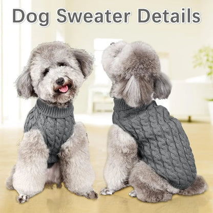 Dog sweater, stylish and warm winter sweater for your pet