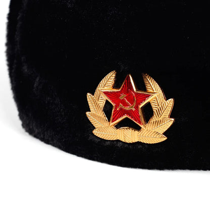 Men's Russian ushanka bomber hat