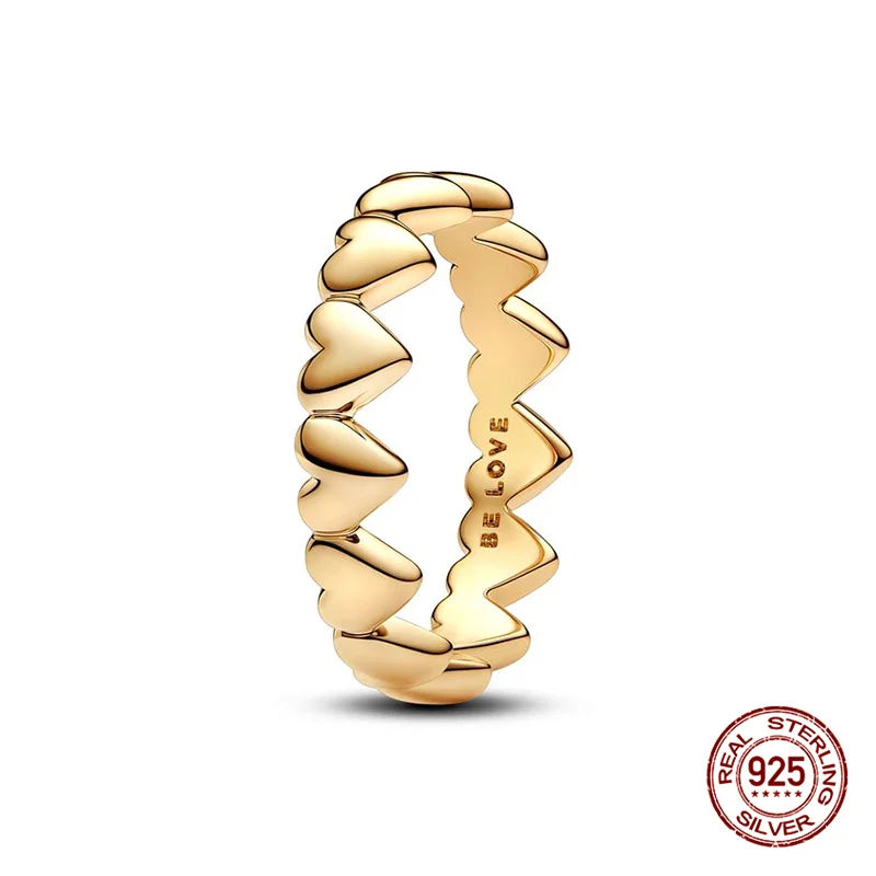 925 Hopeinen tähdenlento sormus, säädettävä, saatavana eri variaatioita