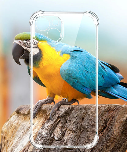 UGREEN Airbags Suojakuori iPhone 15/14/13 Pro Max - Läpinäkyvä Iskunkestävä