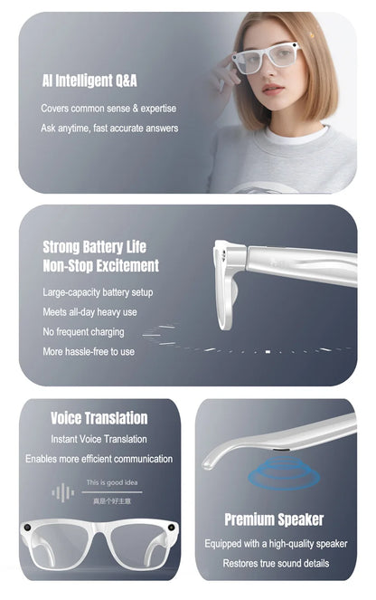 Xiaomi Mijia smart glasses 4K HD, 100MP camera