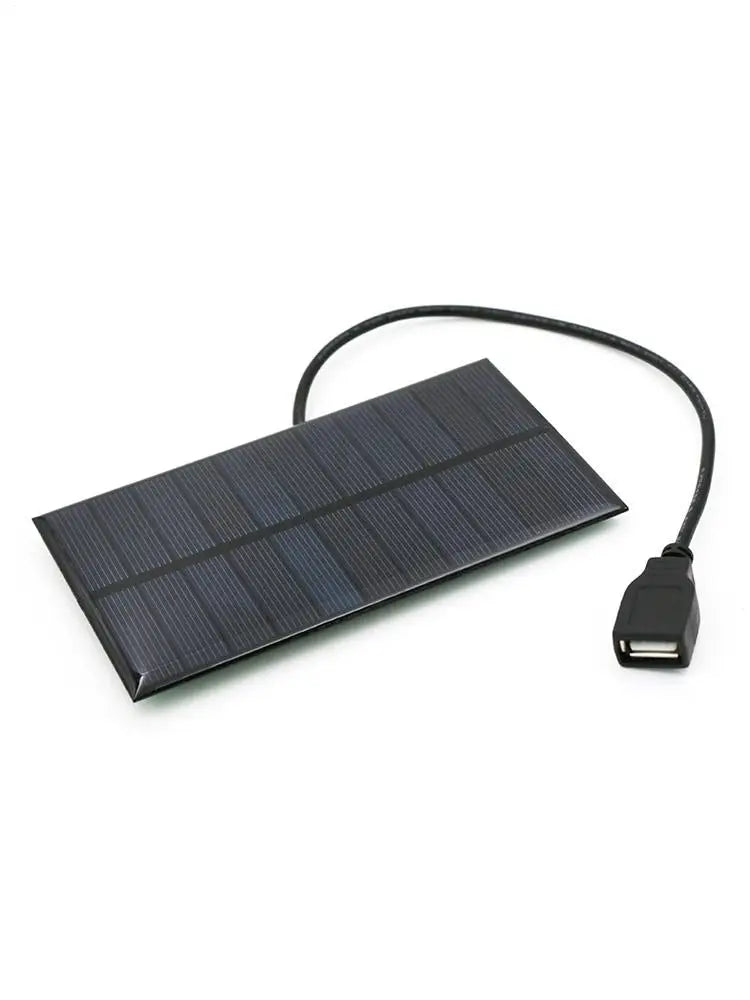 1.65W Kannettava Aurinkopaneeli 5.5V – Mini-aurinkopaneeli Ulkoiluun – Puhelin & Tabletti