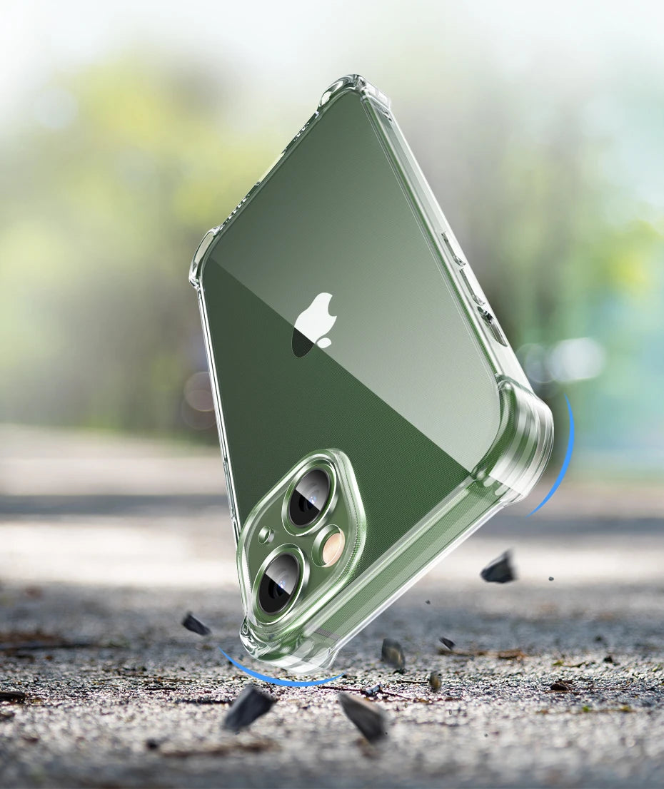 UGREEN Airbags Suojakuori iPhone 15/14/13 Pro Max - Läpinäkyvä Iskunkestävä