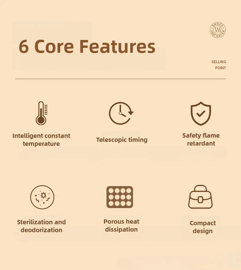 Xiaomi shoe dryer, fast drying, sterilization and deodorization