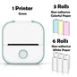 Phomemo T02 mini thermal printer, wireless pocket printer for labels