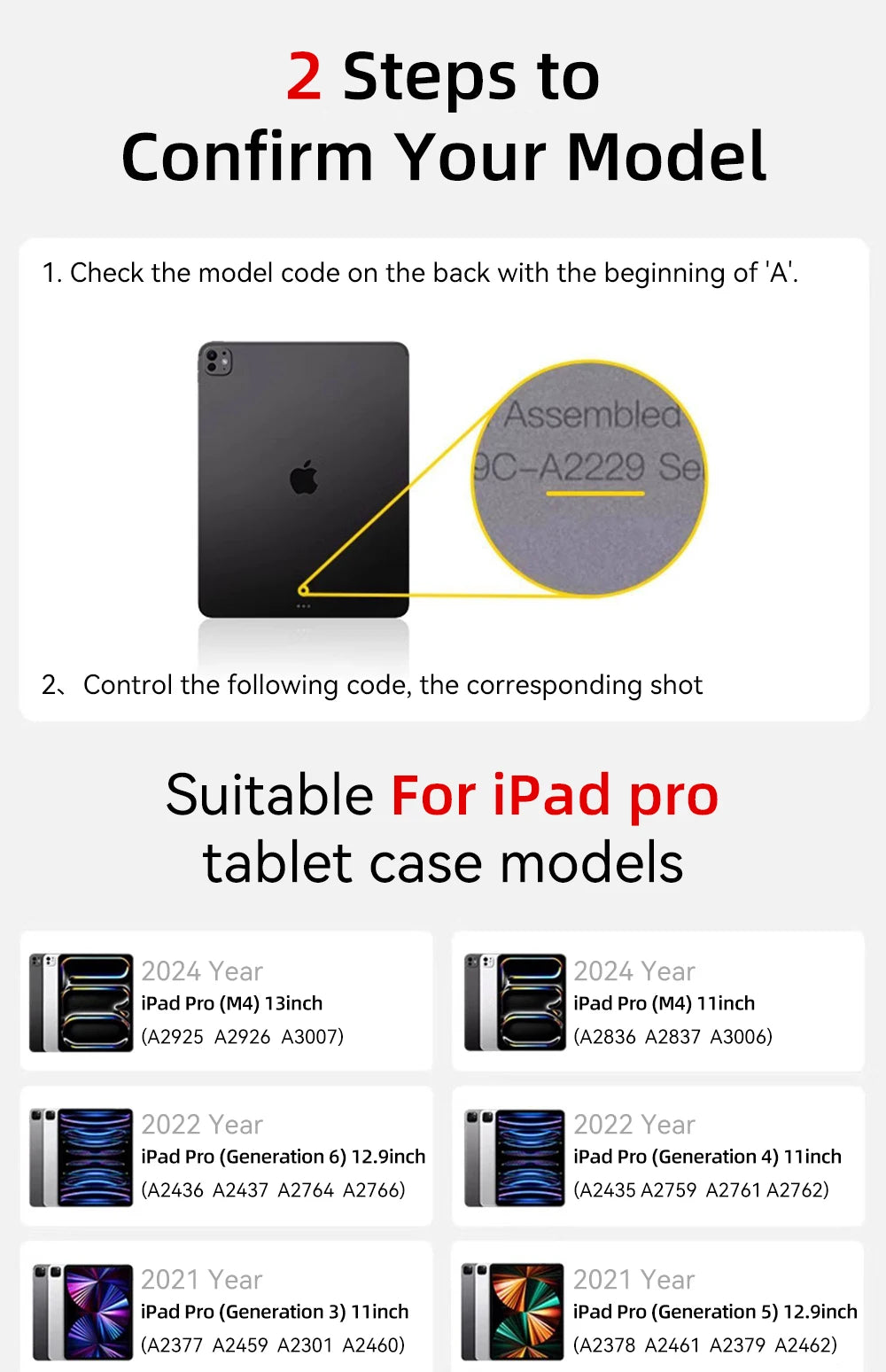 iPad Taustavalaistu Näppäimistökuori – Suojakotelo Pro, Air ja 10.2" malleille