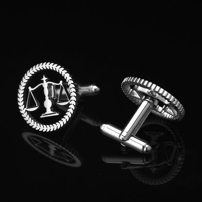 Men's Lawyer Tie Clip, Scales of Justice