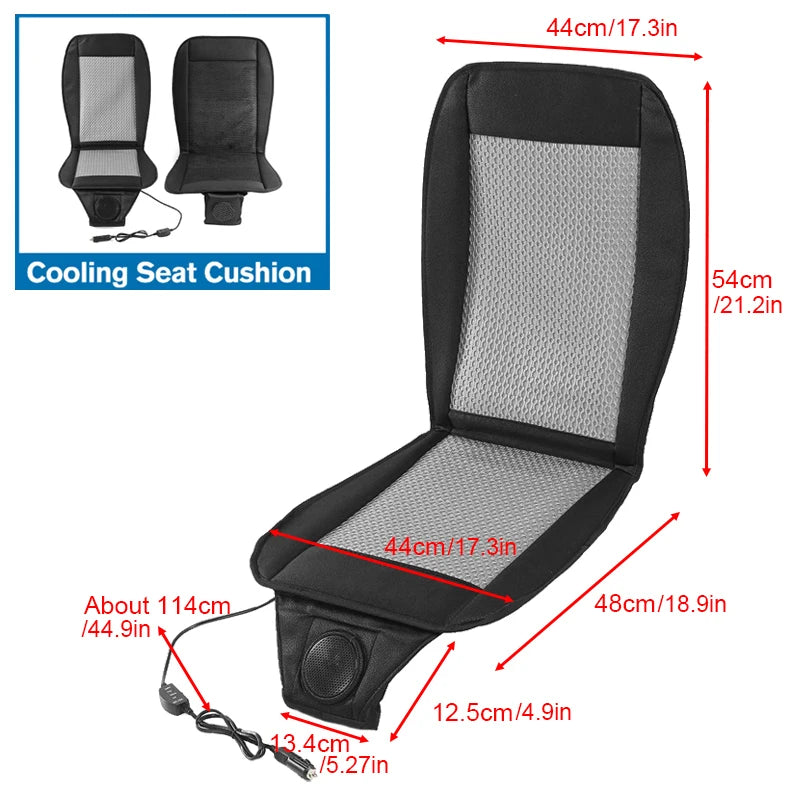 Car ventilation system for the front seat, 8 fans 12V